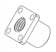 square flanged lead screw nut